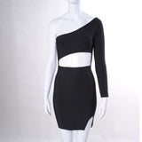 White Black Evening Party Dresses