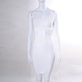 White Black Evening Party Dresses